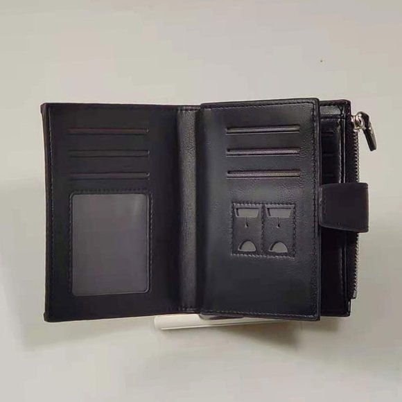 ✨✨BRAND NEW Mens Bifold Card Holder Wallet with Button Clip - Picture 3 of 9